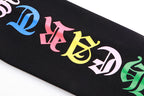 Chrome Hearts Multi Color Cross Cemetery Zip Up Hoodie 5010