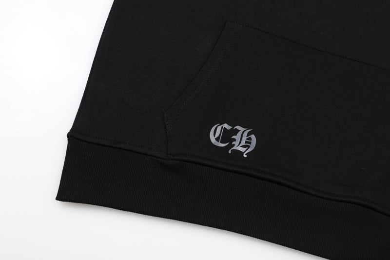 Chrome Hearts  Matty Boy Shoulder Logo Hoodie 7033